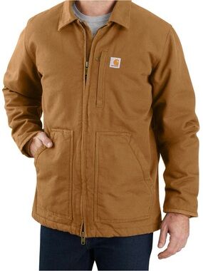Carhartt Men's Tan Field Sherpa Lined Jacket